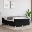 Estructura de cama box spring tela negro 120x200 cm