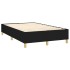 Estructura de cama box spring tela negro 120x200