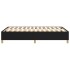 Estructura de cama box spring tela negro 120x200