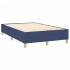 Estructura de cama box spring tela azul 120x200