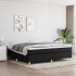 Estructura de cama box spring tela negro 200x200