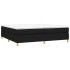 Estructura de cama box spring tela negro 200x200