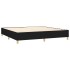 Estructura de cama box spring tela negro 200x200