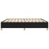 Estructura de cama box spring tela negro 200x200