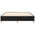 Estructura de cama box spring tela negro 180x200