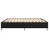 Estructura de cama box spring tela negro 180x200