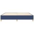 Estructura de cama box spring tela azul 200x200