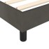 Estructura de cama box spring terciopelo gris oscuro