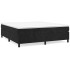 Estructura de cama box spring terciopelo negro 180x200