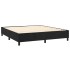 Estructura de cama box spring terciopelo negro 180x200