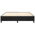 Estructura de cama box spring terciopelo negro 180x200