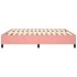 Estructura de cama box spring terciopelo rosa 200x200