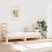 Sofá cama extraíble madera maciza de pino 2x(90x190) cm