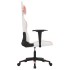 Silla gaming cuero sintético blanco y