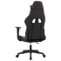 Silla gaming cuero sintético negro y rojo vino