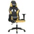 Silla gaming cuero sintético negro y