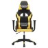 Silla gaming cuero sintético negro y