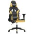 Silla gaming cuero sintético negro y