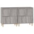 Aparadores 2 uds madera contrachapada gris Sonoma 60x35x70