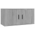 Muebles para TV de pared 3 uds gris Sonoma 80x34,5x40