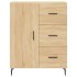 Aparador alto madera contrachapada color roble 69,5x34x180