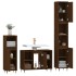 Set de muebles baño 3 pzas madera contrachapada roble