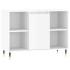 Set muebles de baño 3 piezas madera contrachapada blanco