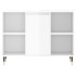 Set muebles de baño 3 piezas madera contrachapada blanco