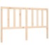 Estructura de cama con cabecero madera maciza 160x200