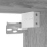 Aparador alto madera contrachapada gris Sonoma 34,5x34x180