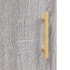 Aparador alto madera contrachapada gris Sonoma 34,5x34x180