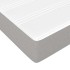 Cama box spring con colchón tela gris claro 90x190