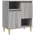 Aparadores 3 uds madera contrachapada gris Sonoma 60x35x70