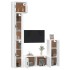 Set de muebles para TV 5 piezas madera contrachapada