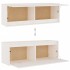 Muebles para TV 5 piezas madera maciza de pino