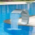 Fuente cascada para piscina de acero inoxidable 45x30x60