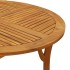 Mesa de jardín madera maciza de acacia Ø110