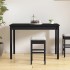 Mesa de comedor madera maciza de pino negro 110x55x75