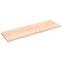 Estante de pared madera maciza roble sin tratar 200x60x(2-4)