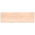 Estante de pared madera maciza roble sin tratar 200x60x(2-4)