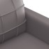 Sillón cuero sintético gris 60