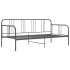 Estructura de sofá cama de metal gris 90x200