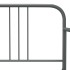 Estructura de sofá cama de metal gris 90x200