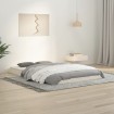 Estructura de cama madera maciza de pino blanco 120x190 cm