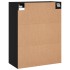 Armario de pared negro 69,5x34x90