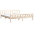 Estructura de cama madera maciza 180x200