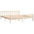 Estructura de cama madera maciza 180x200