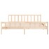 Estructura de cama madera maciza 180x200