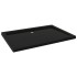 Plato de ducha rectangular ABS negro 70x100