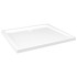 Plato de ducha rectangular blanco ABS 80x90